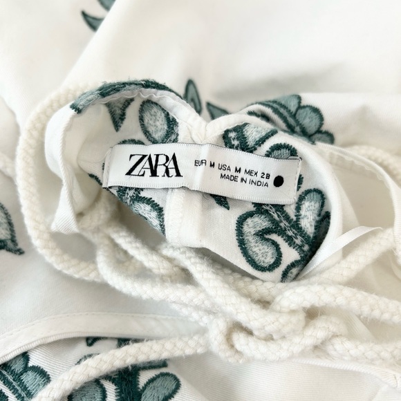Zara Embroidered Mini Dress - Picture 11 of 16